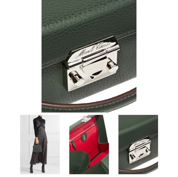 ISO Mark Cross Grace Large Box Bag in Dark Green 🤞🏾🤞🏾 - Picture 2 of 3